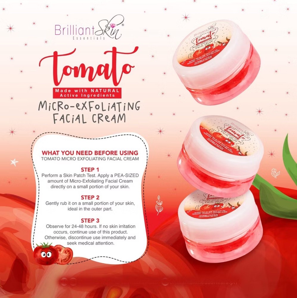 Brilliant Skin Tomato Micro Exfoliating Set | 💯 Authentic | For Sensitive Skin