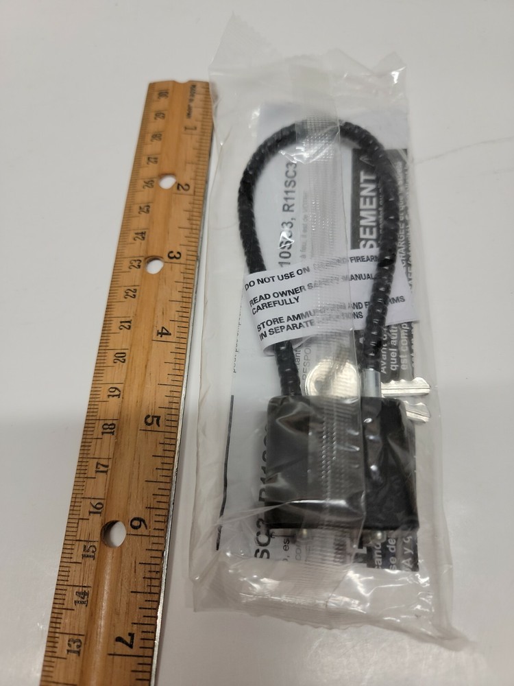 Regal Model R10SC3 Cable Gun Lock, NEW! 2 keys