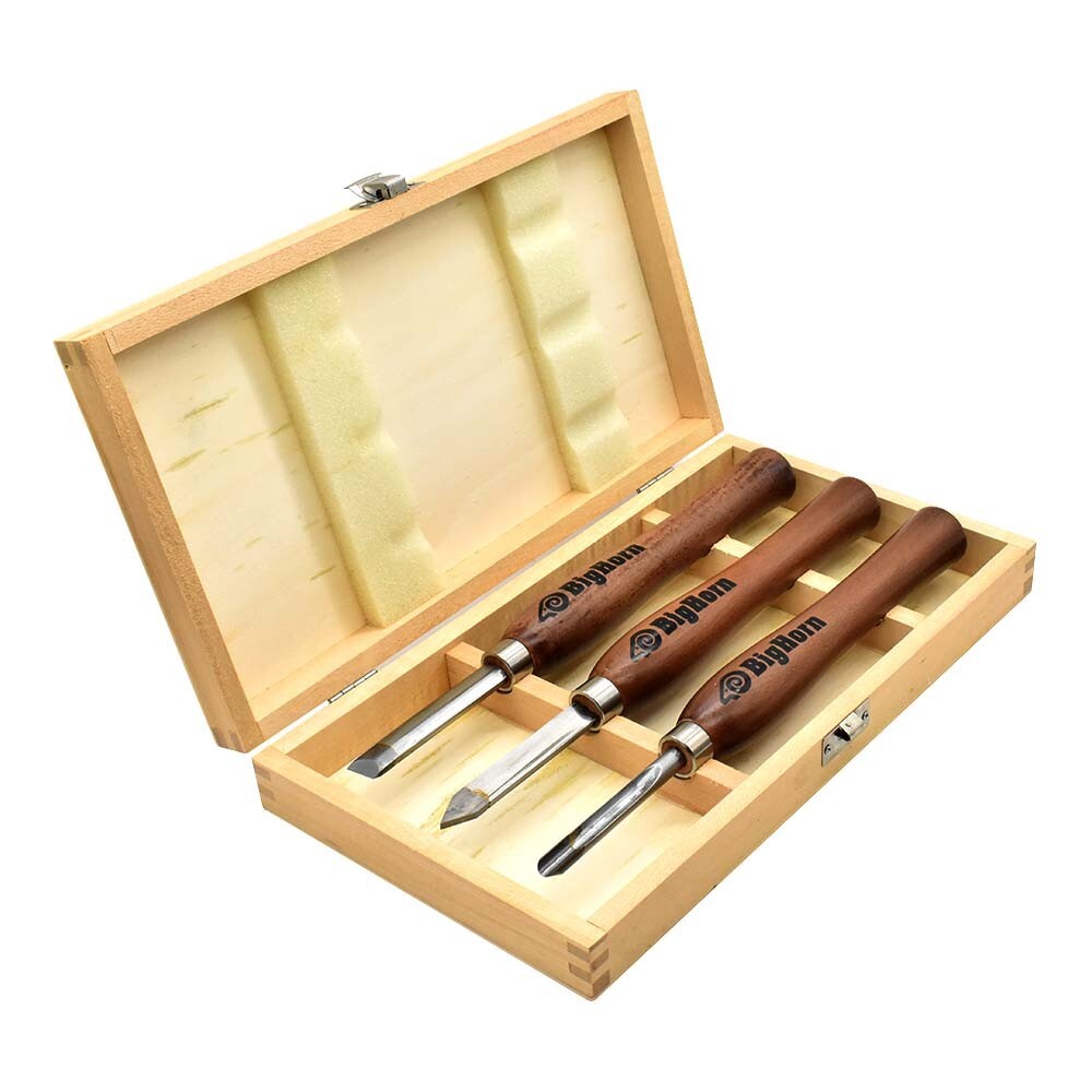 Big Horn 26155 3 Piece Pen Turning Chisel Set