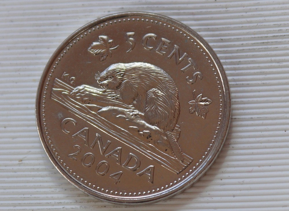 2004 Canada 5 Cents Unc.