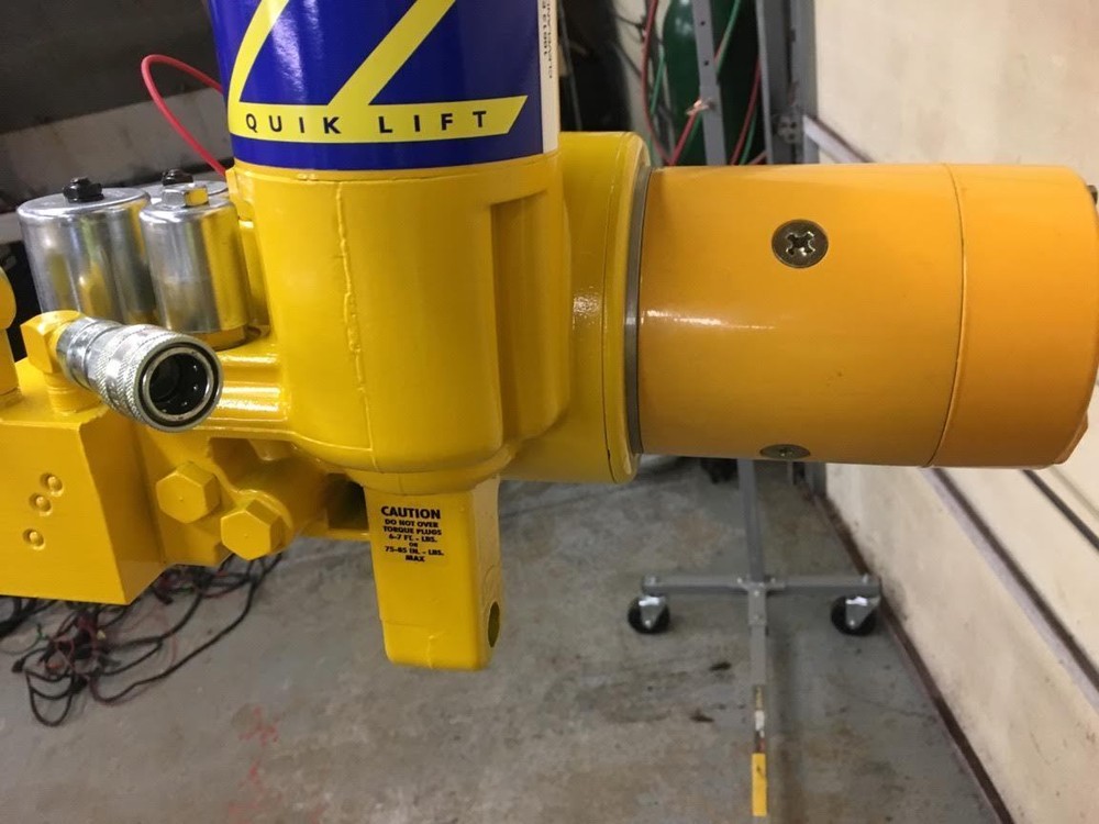 MEYER SNOW PLOW E47 E60 E-60 HYDRAULIC PLOW PUMP REBUILT Sand Blasted & Painted