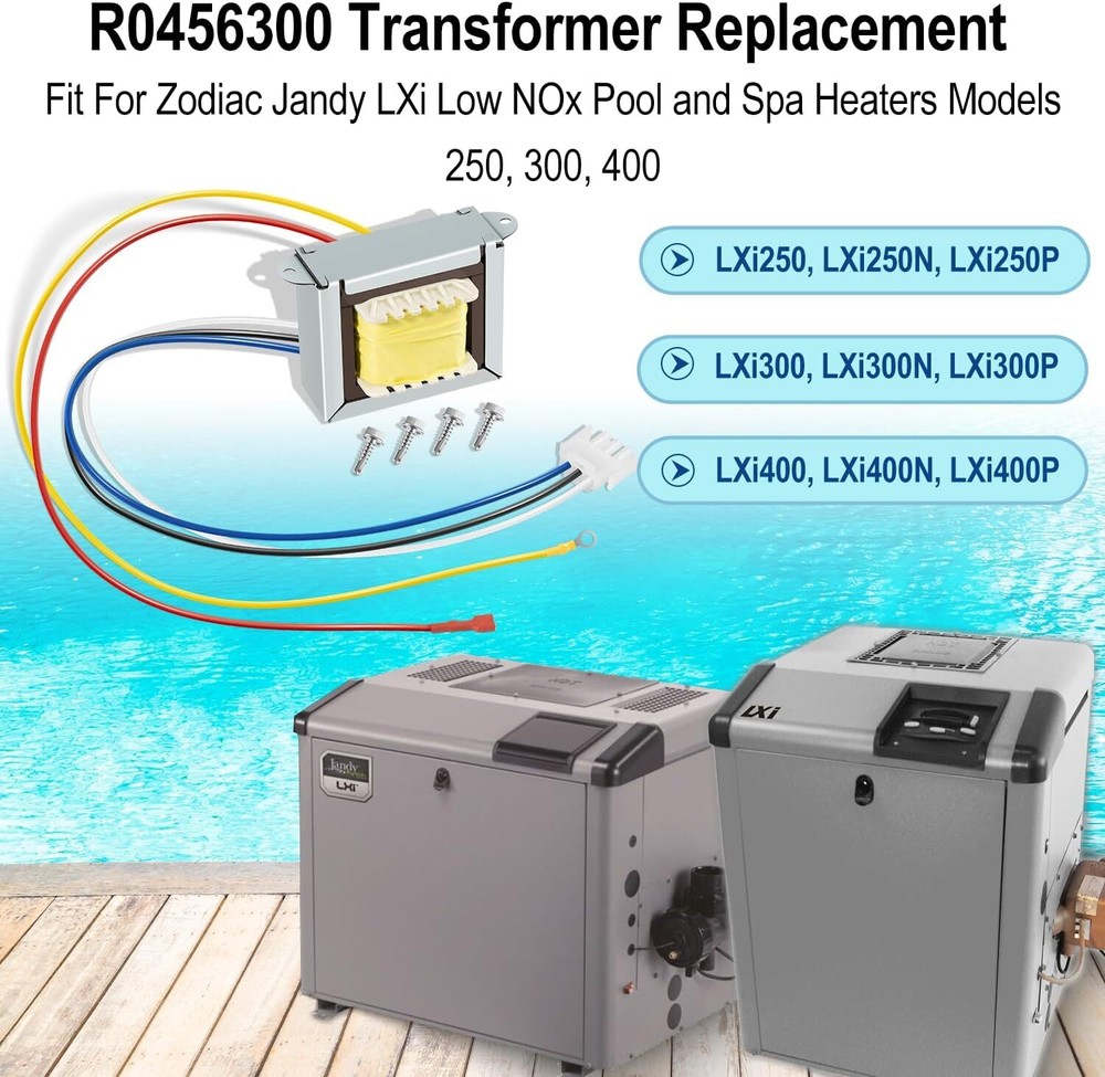 Replacement R0456300 Transformer for Zodiac Jandy LXi Low NOx Pool & Spa Heaters
