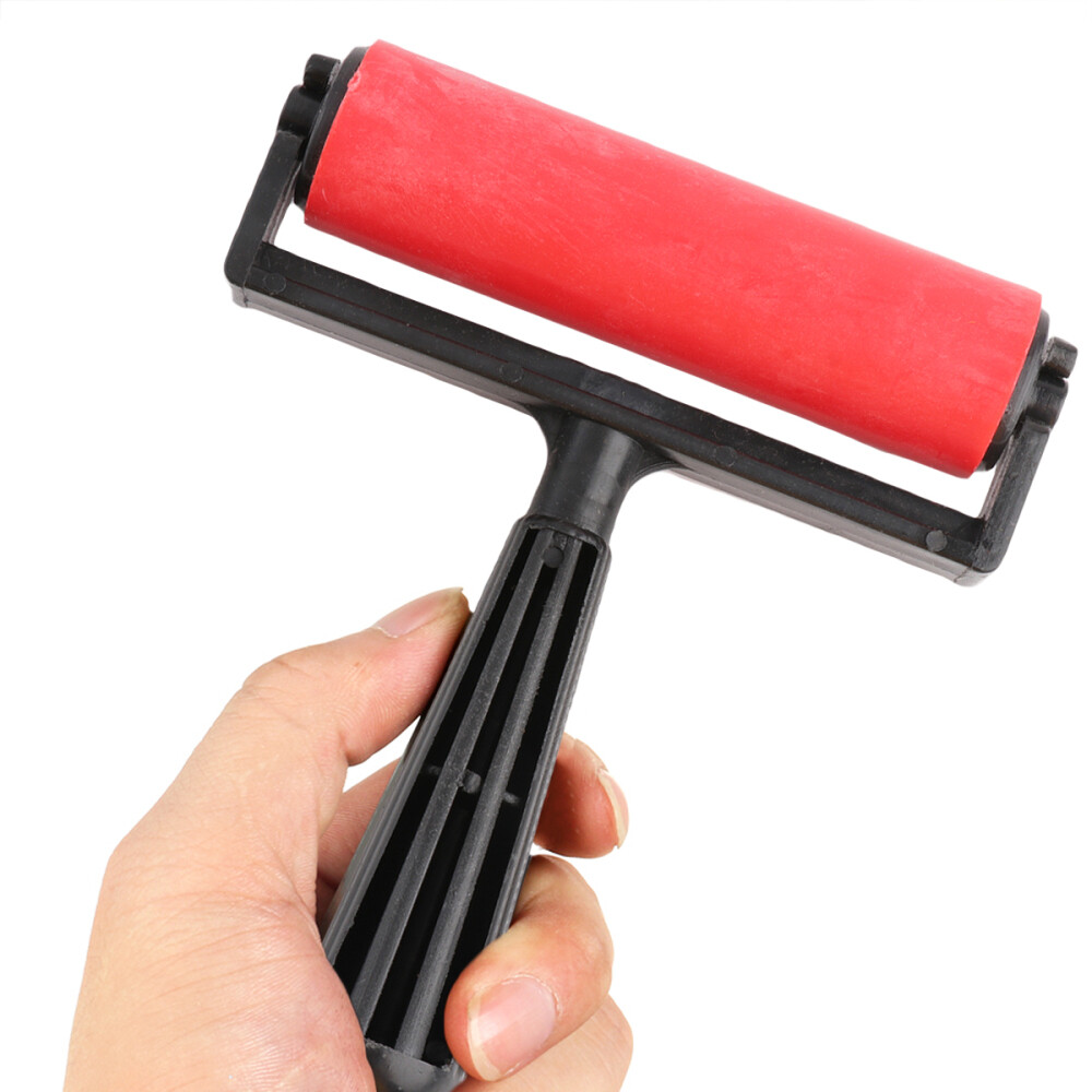 Rubber Glue Roller for Construction Tools Printmaking Brayer Rubber Brayer