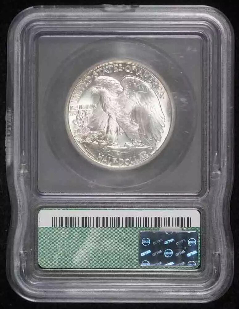 1937 Half Dollars Liberty Walking ICG MS-65