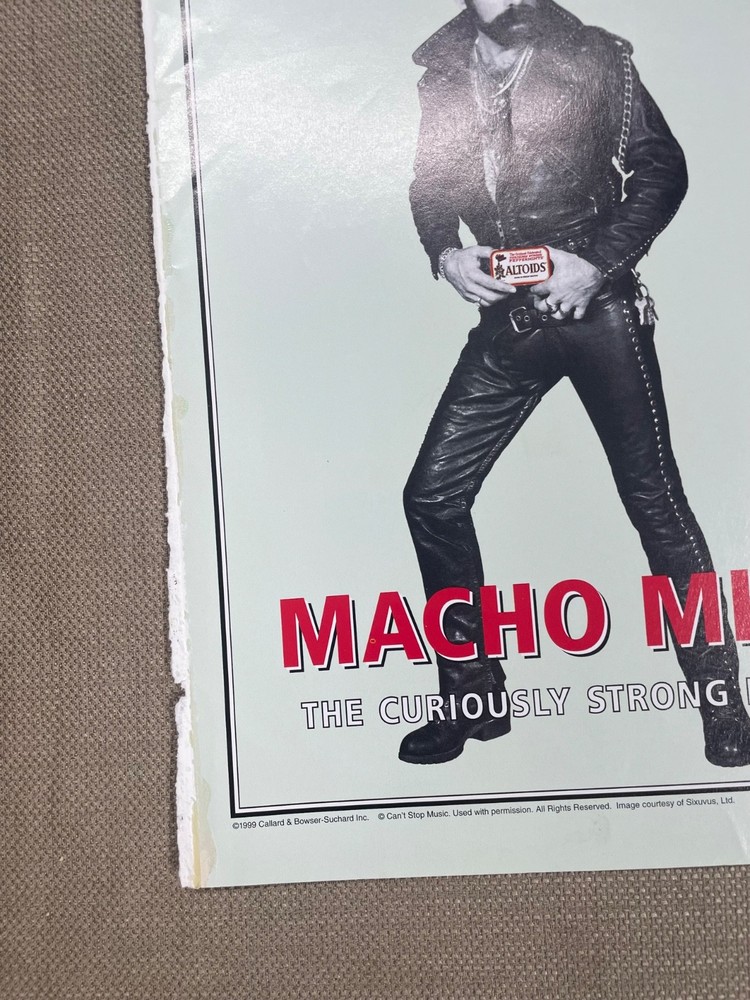 Altoids Macho Mint Magazine Advertisement Ad 2000