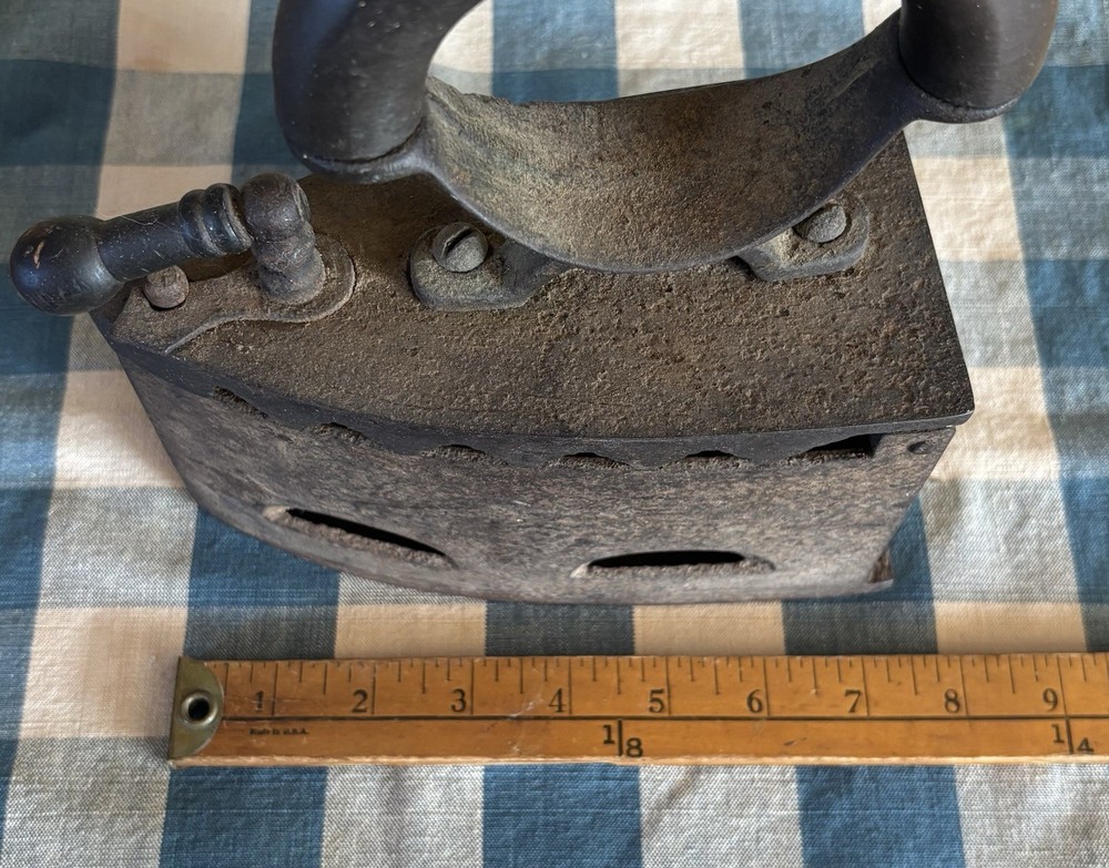 Antique Cast Iron Coal Iron