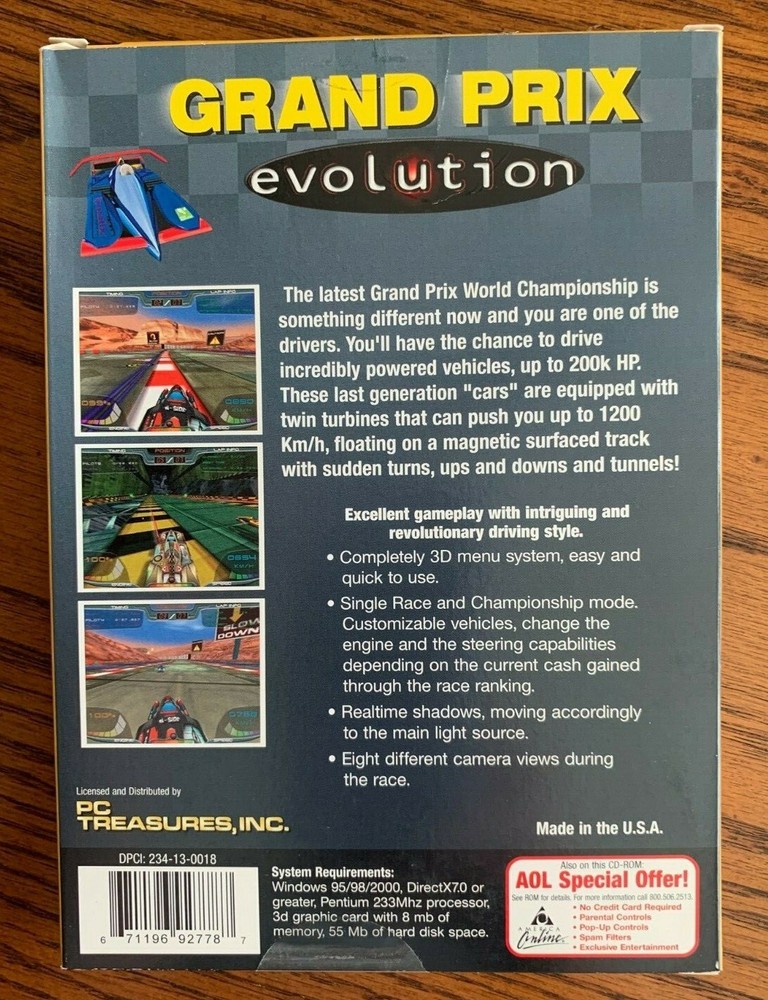 GRAND PRIX Evolution PC CD-ROM (Sealed)