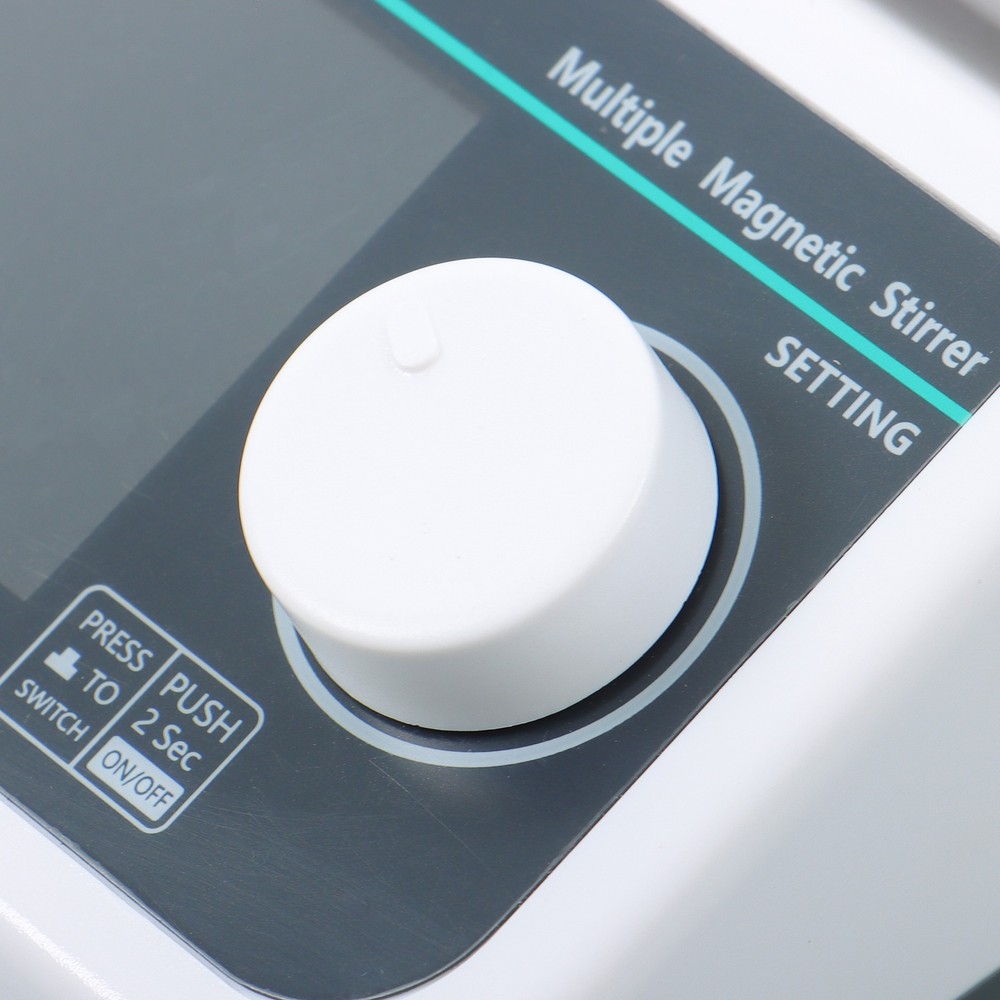 Multiple Magnetic Stirrer with Heating Function 4 Position Max Capacity 4*500ml