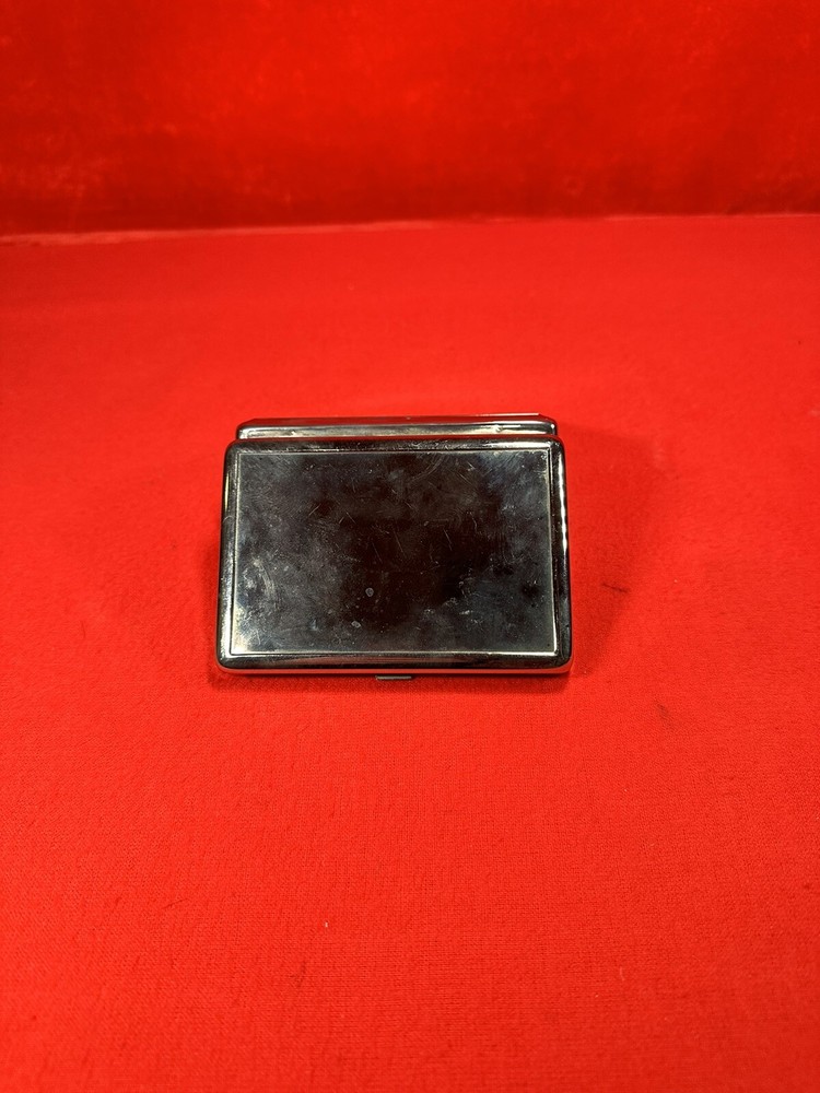 Silver Tissue Case Engraved With “ SAD “ No Makers Mark