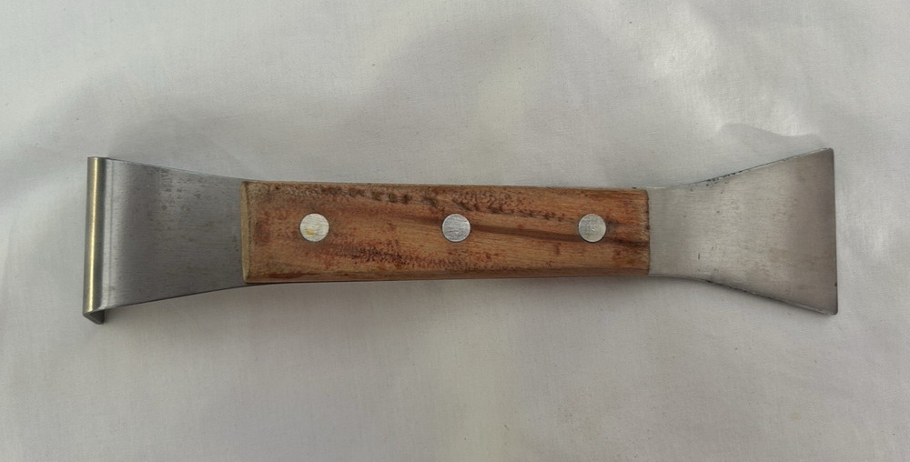 Stainless Steel Hive Tool Scraper wooden Handle Beekeeping tool