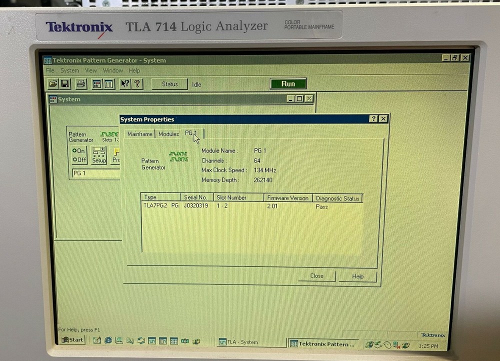 TEKTRONIX TLA7PG2 Pattern Generator Module
