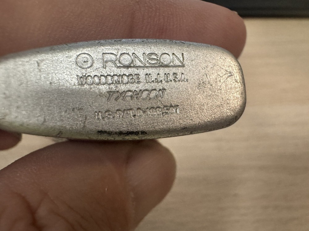 Vintage Ronson Typhoon Flip Top Lighter - Silver Tone