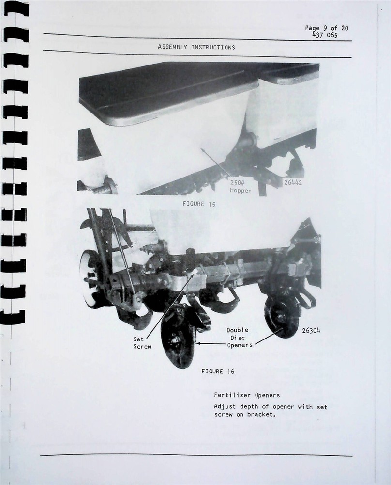 White 543 Planter Owners Operators Manual