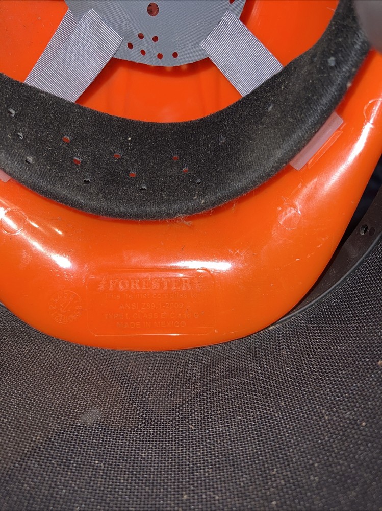 NEW!! Forester Hardhat with face shield and Ear Protection