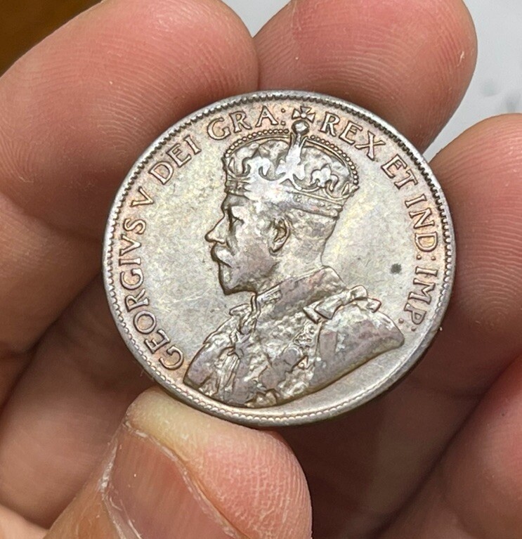 1919 Canada One Cent Coin Great Condition