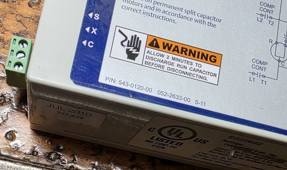 Emerson SecureStart Soft Start Kit – 543‑0120‑00 – OEM Compressor Start