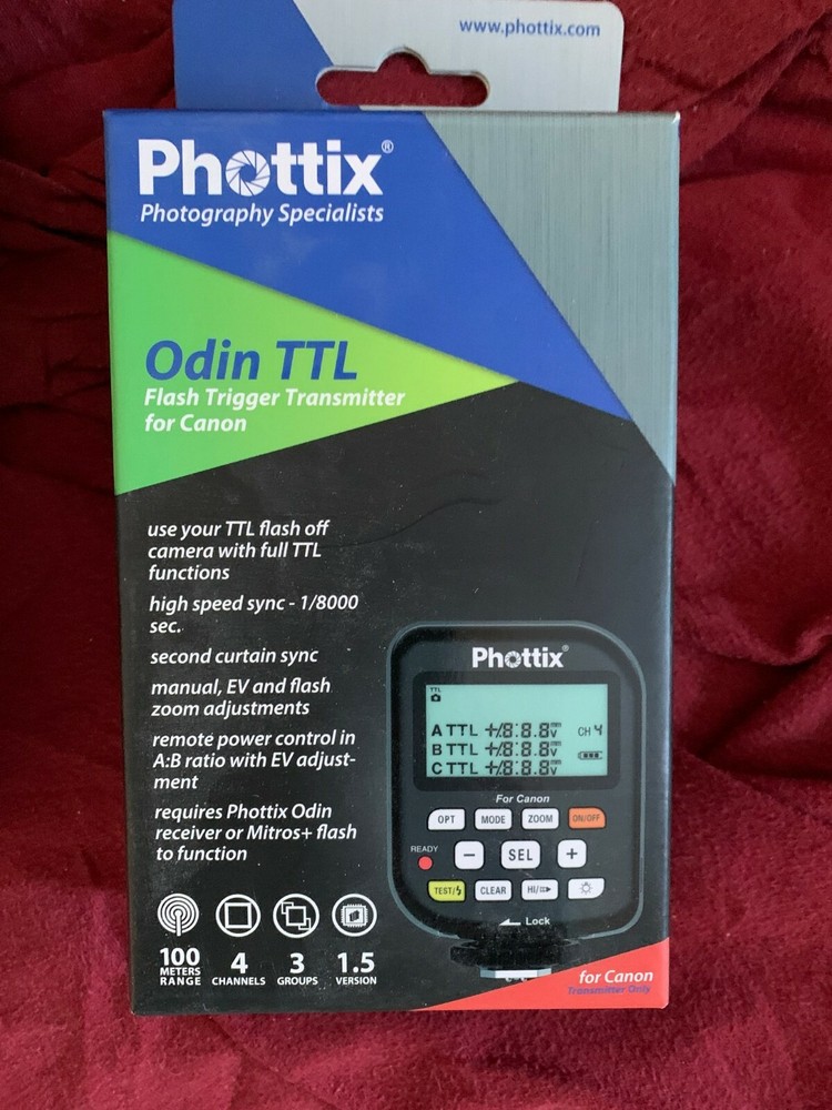 Phottix Odin TTL Flash Trigger Transmitter for Canon