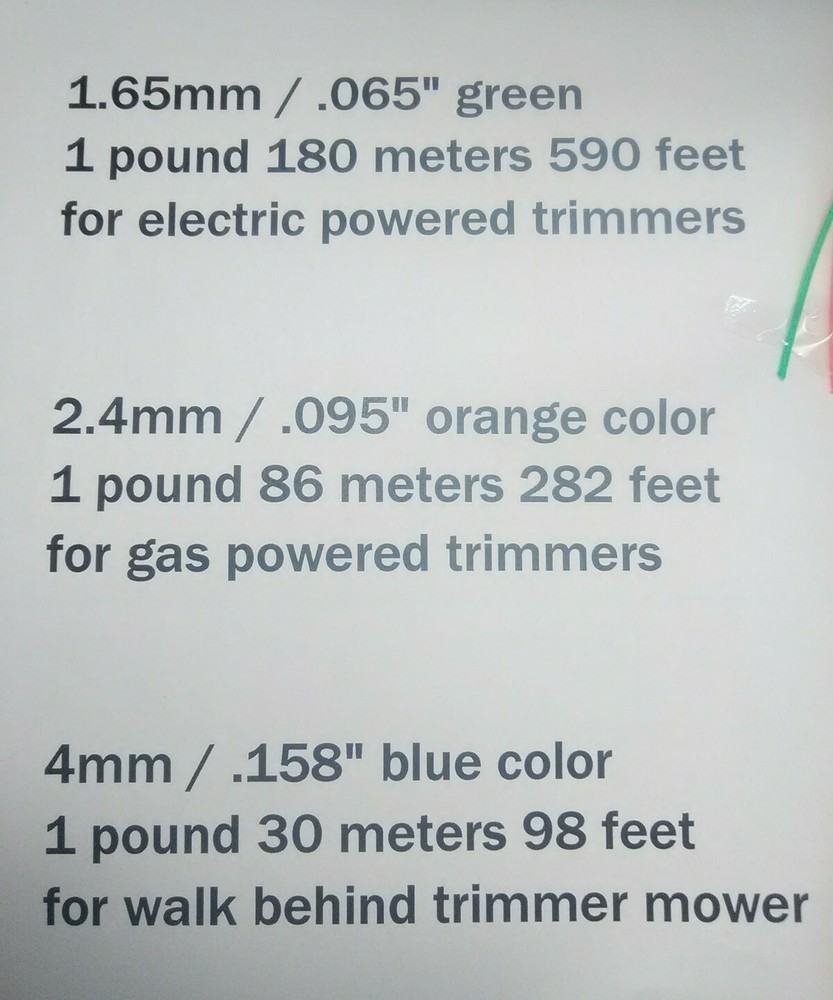 TRIMMER LINE 30 spools and 60 spools worth .065 .095 WEED eater