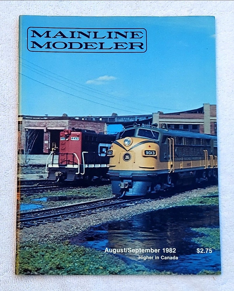 RARE! MAINLINE MODELER Train Magazine August/September 1982 EUC