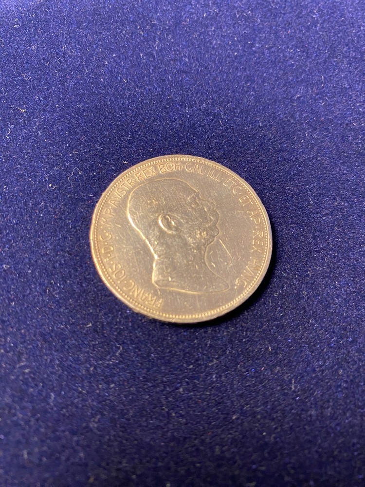 Franz Josef 5 Corona 1908 silver