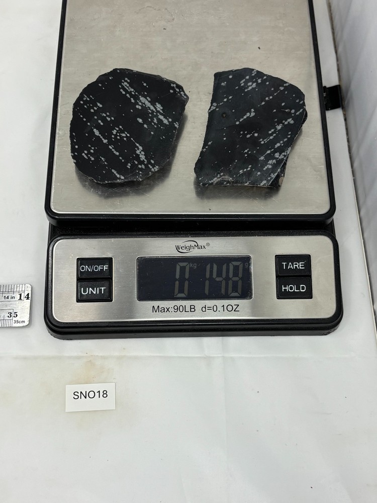 Snowflake Obsidian Slabs Lapidary Cabbing Knapping Combo ship avail