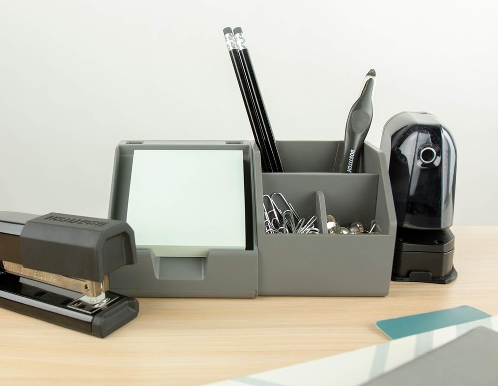 Compact Black Staple Remover - Ergonomic Design with Magnetic Pickup Function