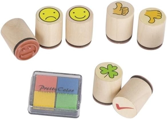 Goki 15532 Cloverleaf, Smile (7 Stamps), Mixed
