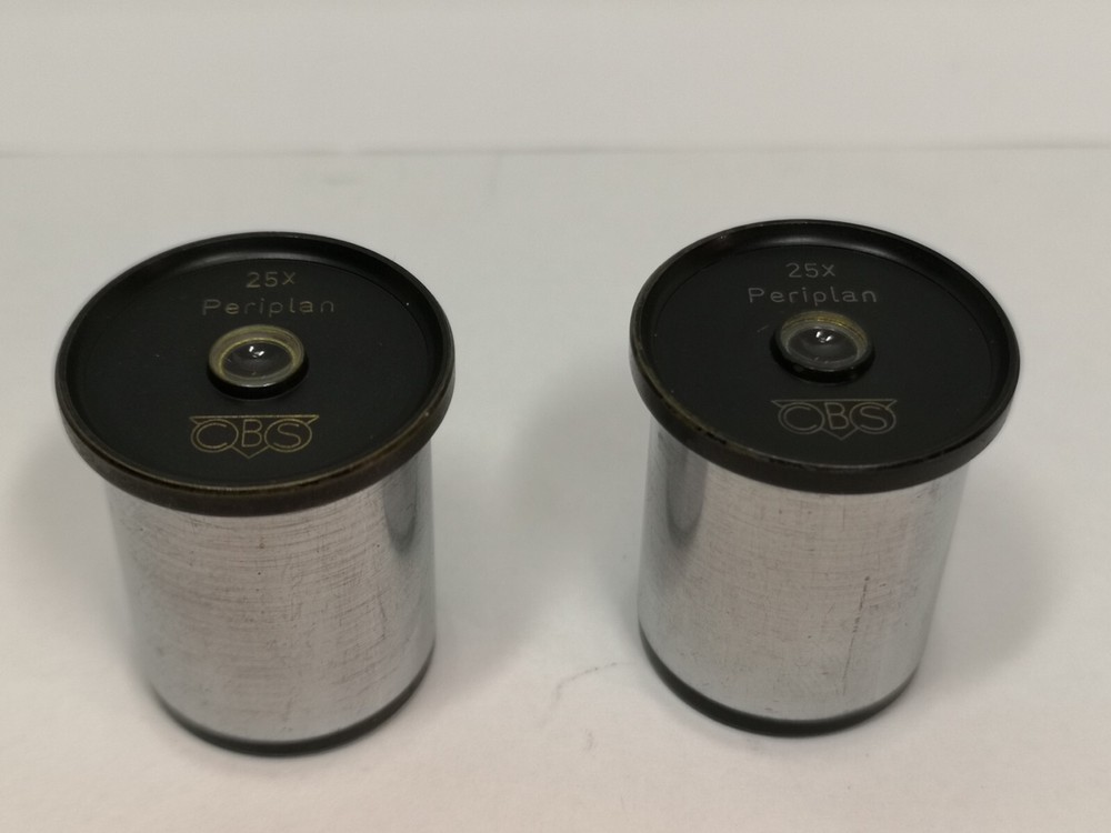 CBS microscope eyepieces / eyepieces pair Periplan 25x