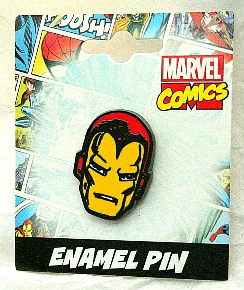 Marvel Comics Iron Man Enamel Pin New NOS MOC 2017 Lapel Hat