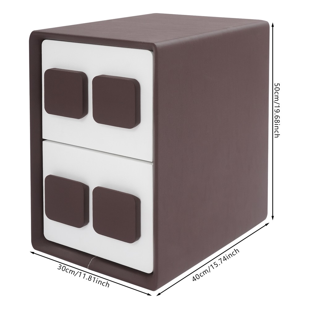 Modern Minimalist End Table, Bedside Table for Bedrooms, Modern Nightstand