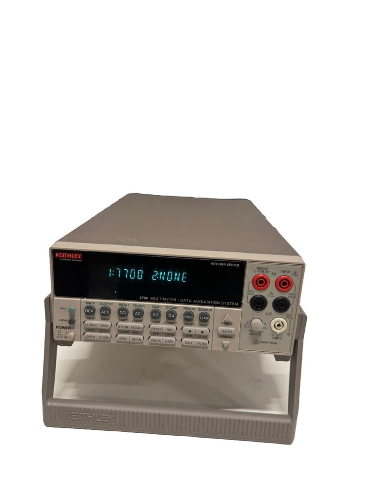 KEITHLEY 2700 WITH 7700 Multiplexer