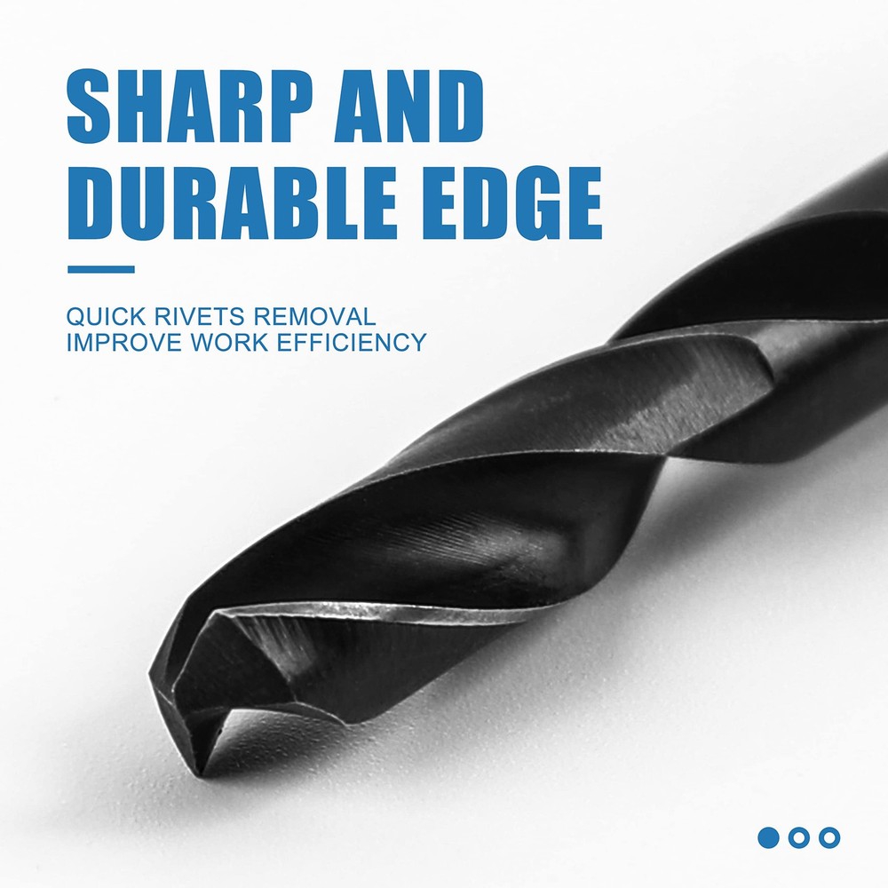 Minova Rivet Removal Tool, Drill Bit, Suitable with Black