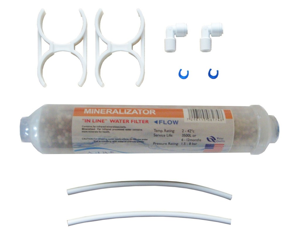 RO Reverse Osmosis with 58 Minerals inline filter/Re-Mineralization, set of 50
