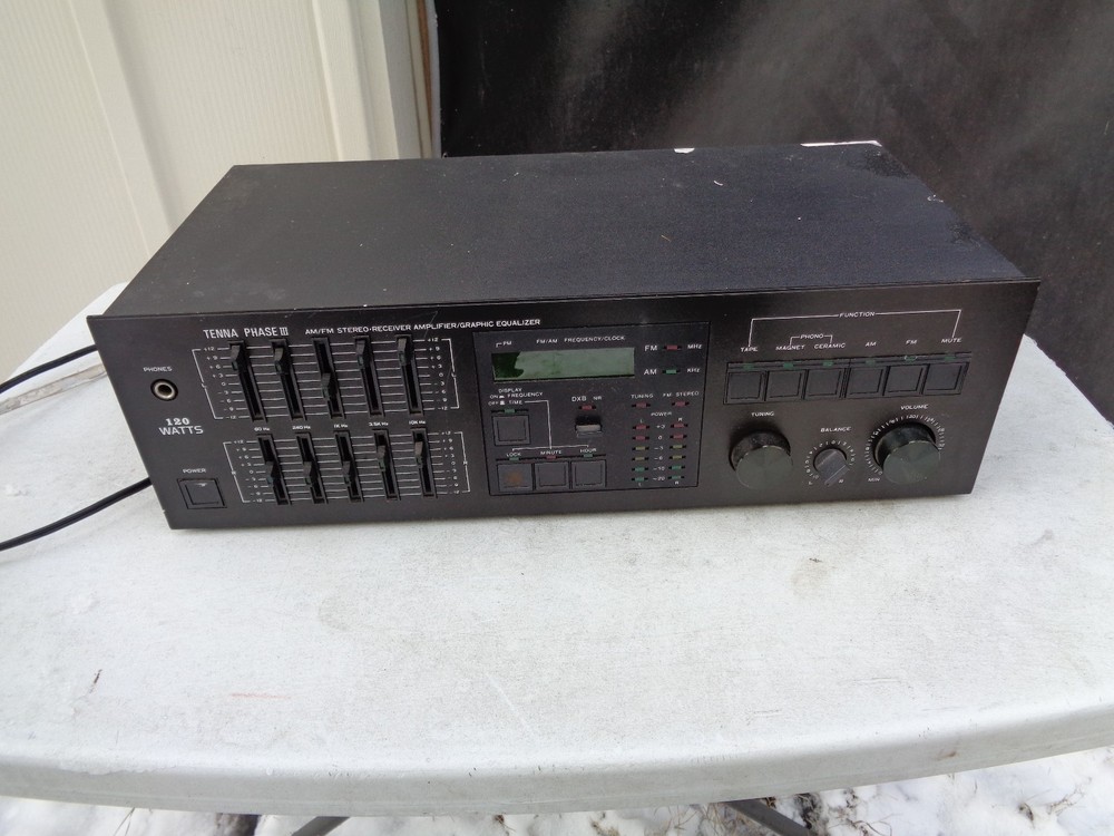 Tenna Phase III 2000-R Solid State Stereo Receiver Equalizer