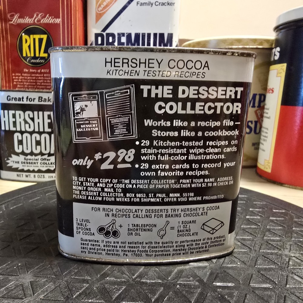 Hersheys Cocoa Tin