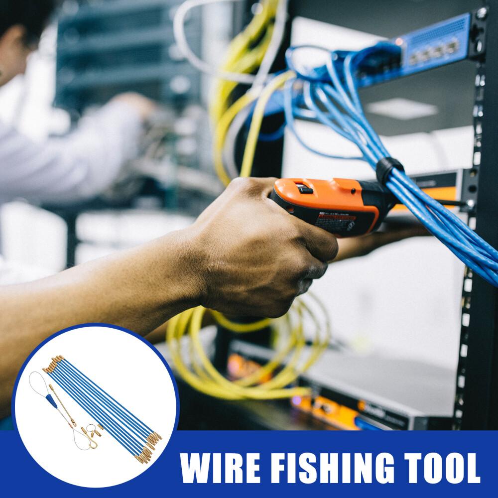 Wall Cable Set Electrical Wire Running Kit Fish Sticks Tape Puller