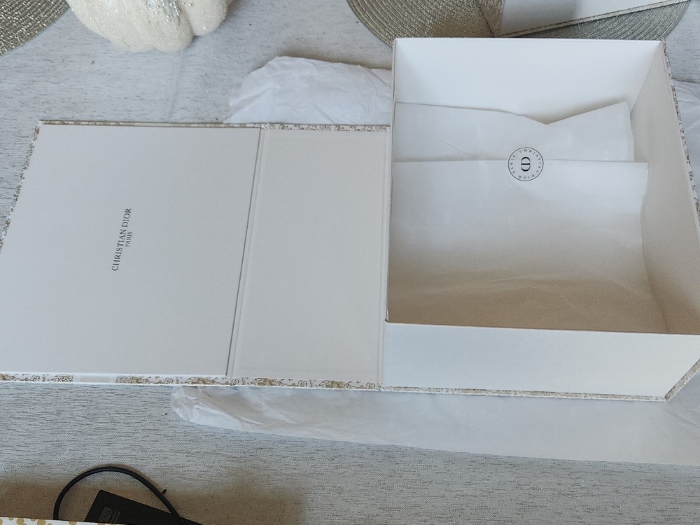 Christian Dior Gold Gift Box NEW! Fast Ship!