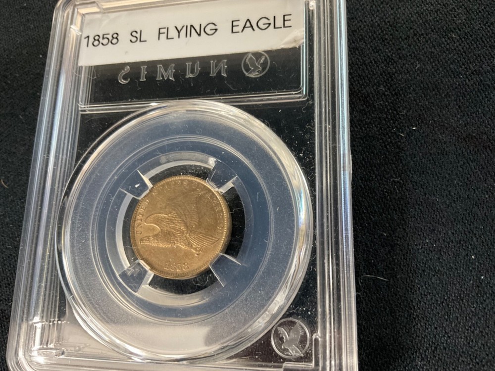 1858 FLYING EAGLE CENT SMALL LETTERS ( UNCIRCULATED )