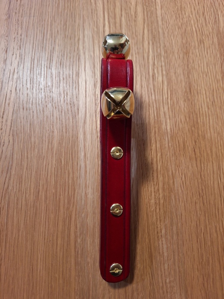Red Leather Hand Bells