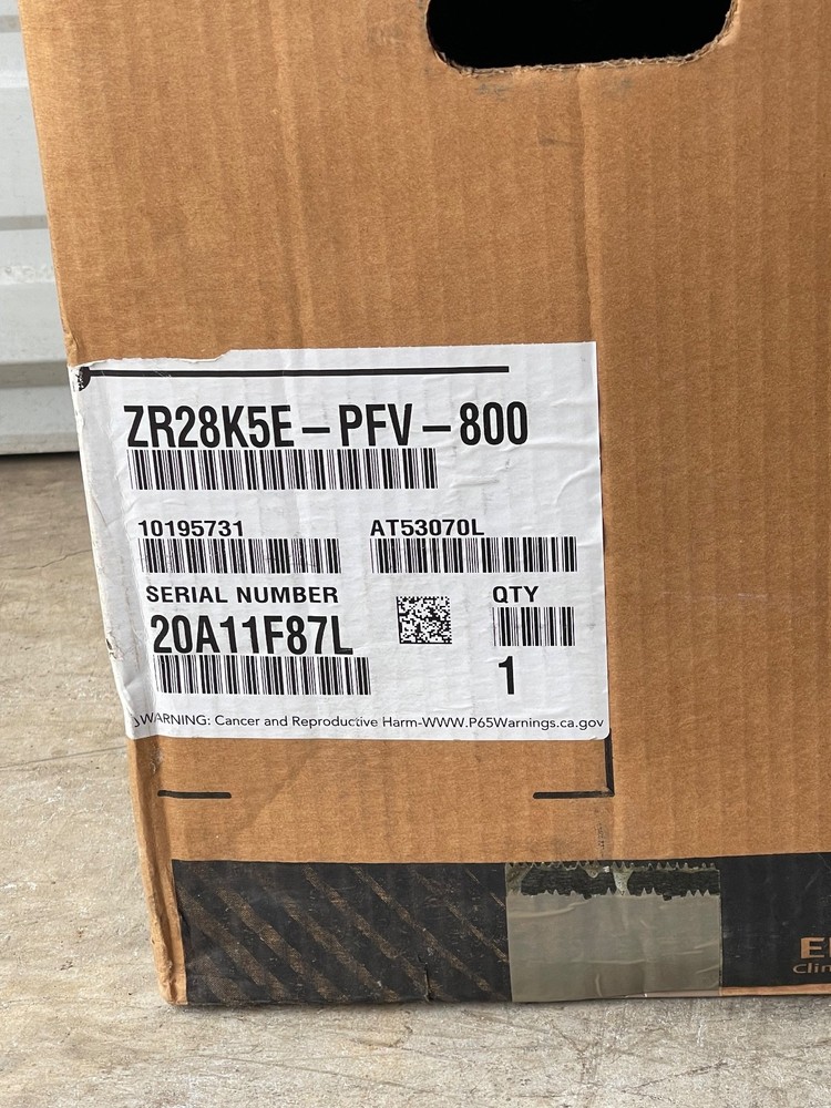 Copeland Scroll ZR28K5E-PFV-800 AC Compressor