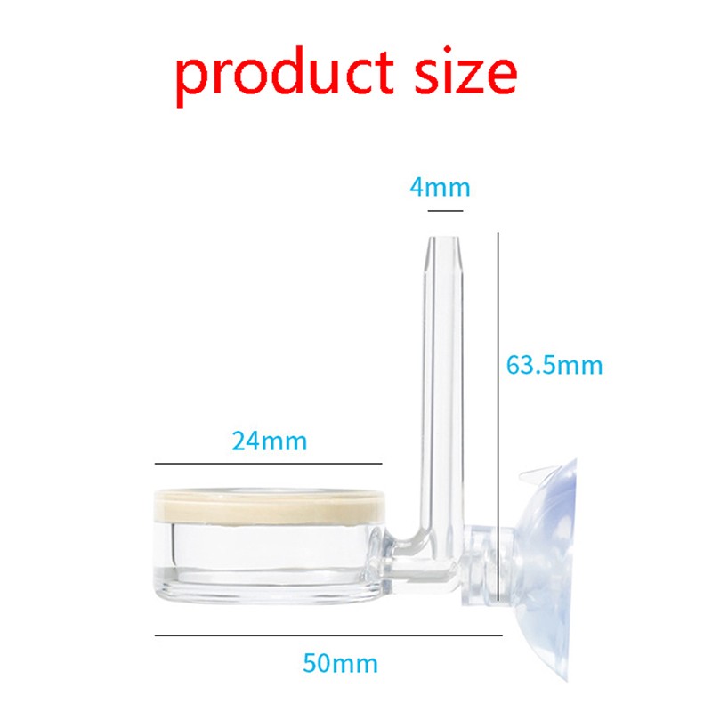 Aquarium CO2 atomizer transparent CO2 diffuser purifier integrated PC material