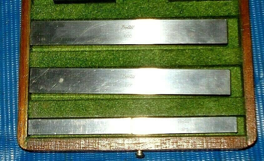 VINTAGE DOALL RECTANGULAR GAGE BLOCK ACCESSORIES SET w/ original box EXCELLENT