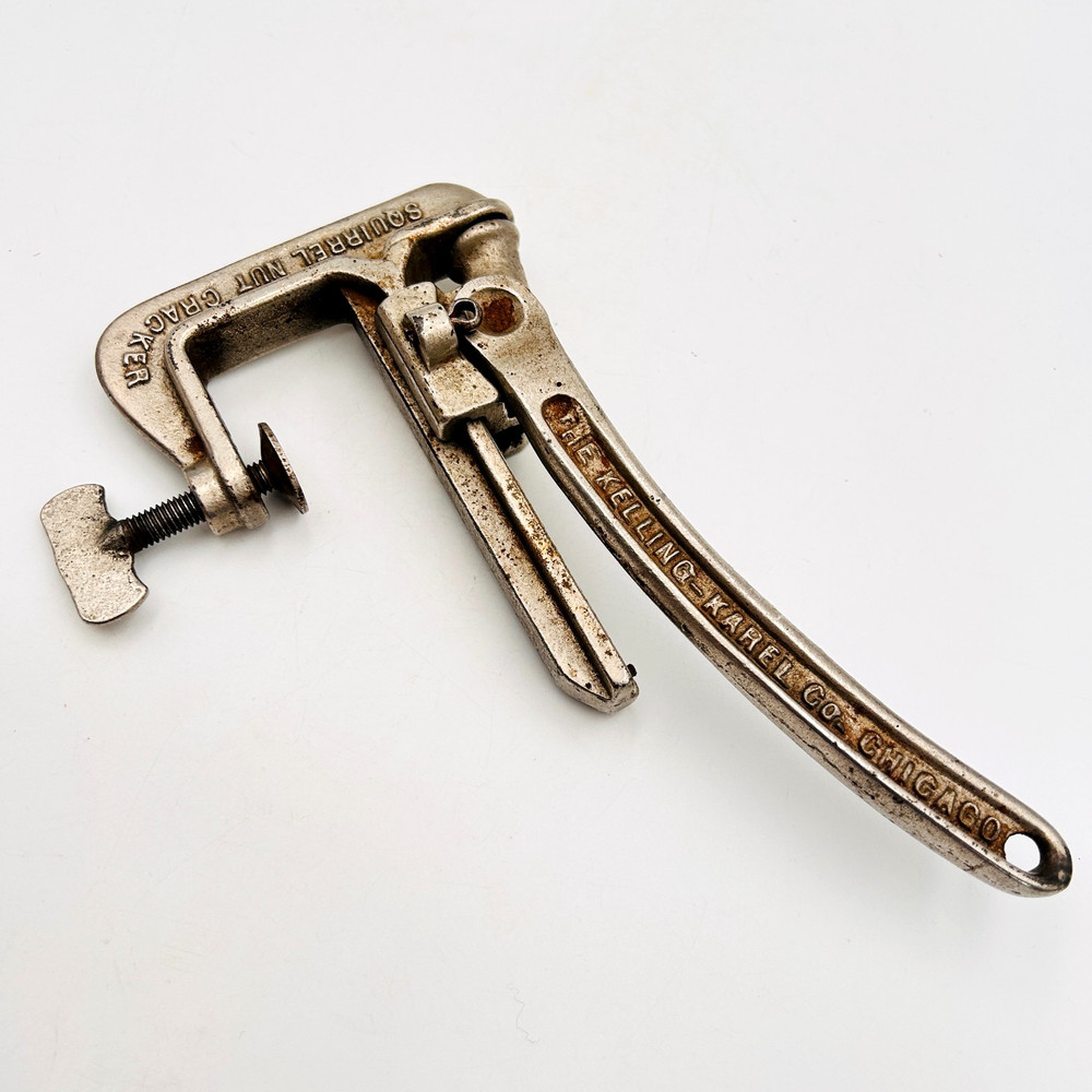 Squirrel Nut Cracker Nutcracker Kelling Karel Co Chicago Cast Iron 1913 Patent