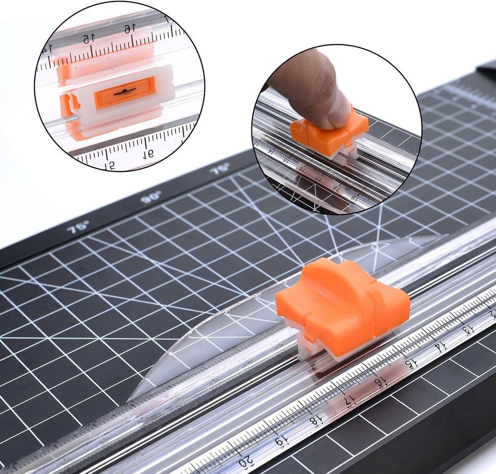 Firbon Paper Cutter Replacement Blade with Automatic Security 1-orange