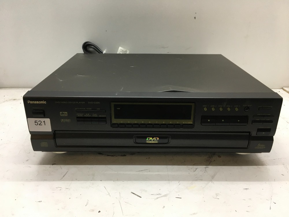 Panasonic DVD-C220D DVD Changer - Tested