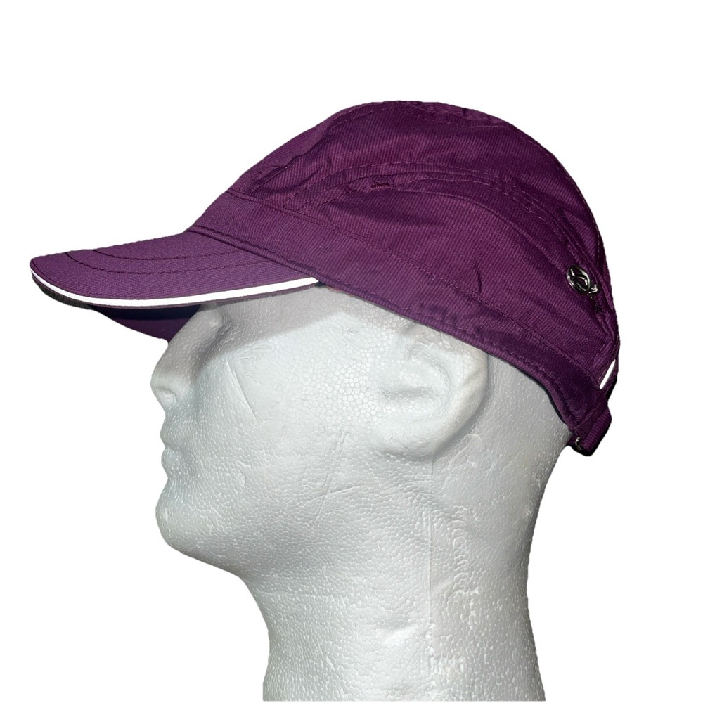 Lululemon Running Hat -Adjustable Size With Zip Pocket - Purple