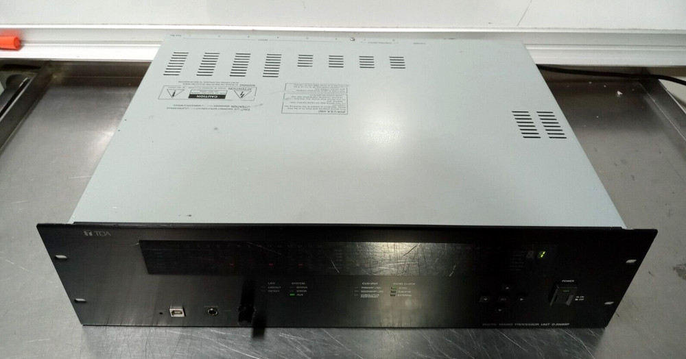 Toa Electronics D-2008SP 32-Channel Digital Mixing Processor Unit 120 V / Tested