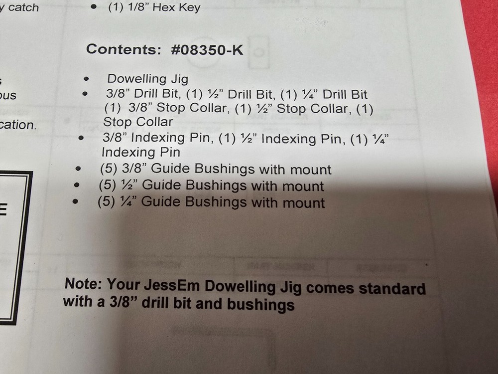 Jessem Doweling Jig Master Kit