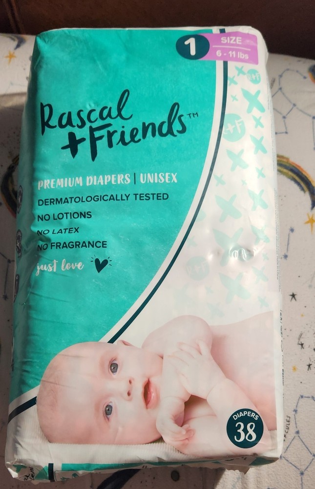 Rascal + Friends Size 1 Diapers