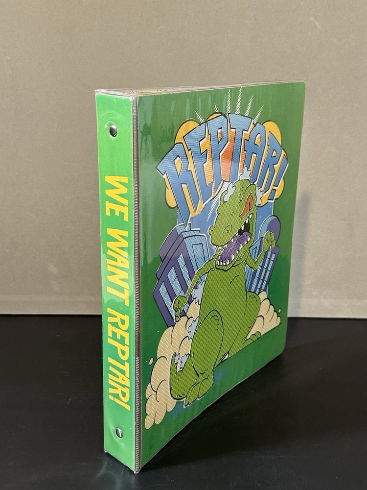 Rugrats Reptar Binder